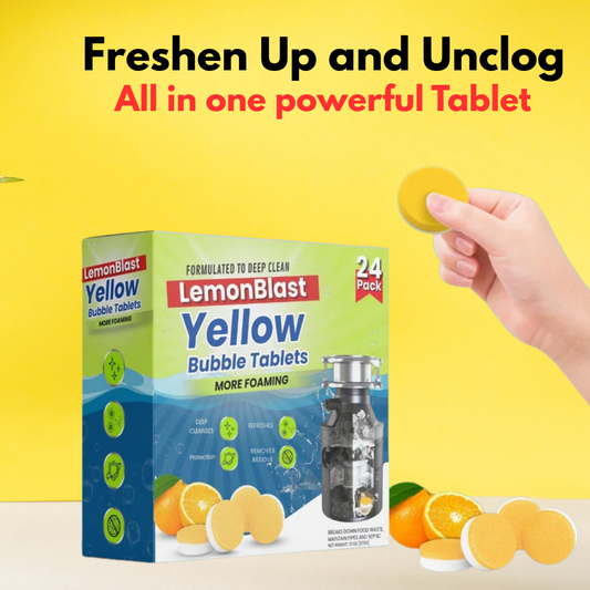 🍋 LemonBlast Yellow Bubble Tablets (24 pcs)  Buy 12 & Get 12 FREE