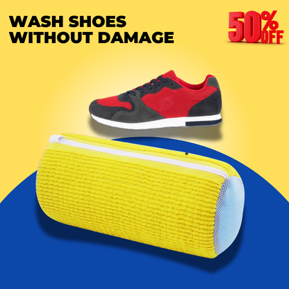 Shoe Washing Machine Bag — Damage-Free Shoe Cleaning | Protects Shape, Stitching & Fabric