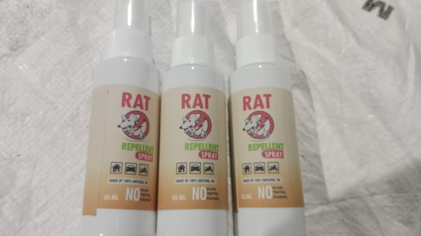 Kleneo™ Rat Repellent Spray (50ml × 2) – Safe, Powerful & Long-Lasting