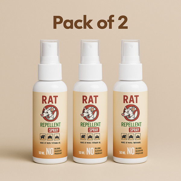 Kleneo™ Rat Repellent Spray (50ml × 2) – Safe, Powerful & Long-Lasting
