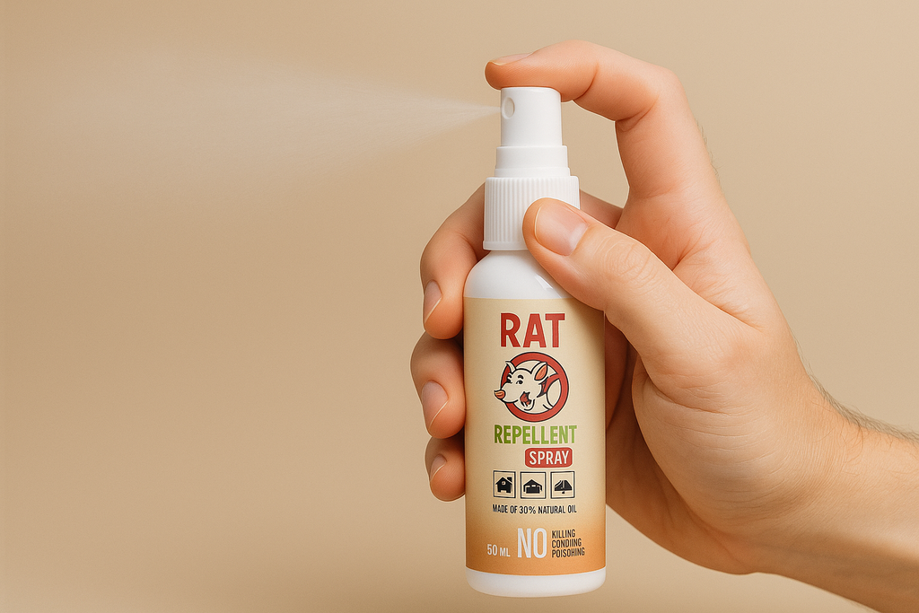 Kleneo™ Rat Repellent Spray (50ml × 2) – Safe, Powerful & Long-Lasting